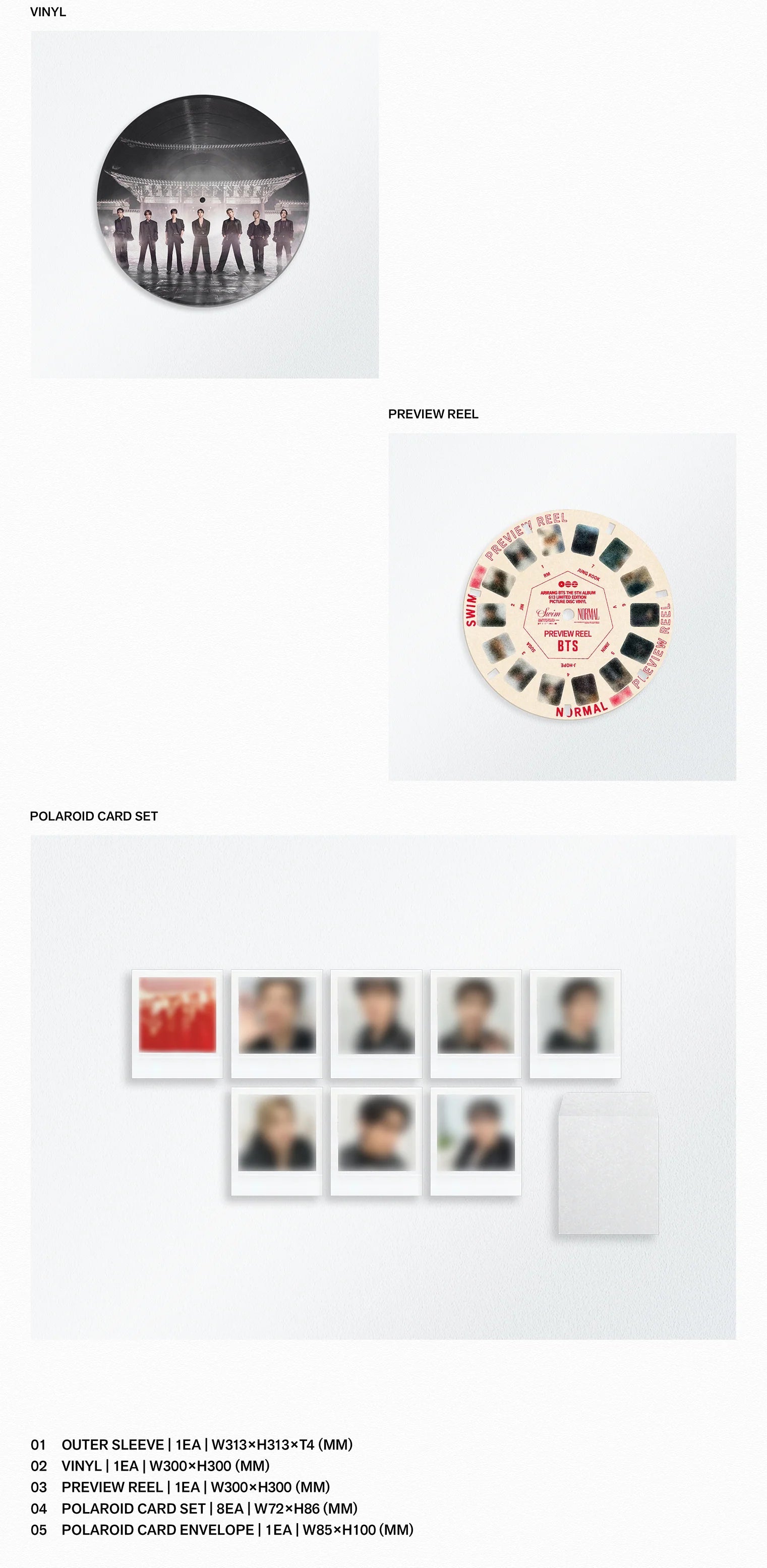 BTS ARIRANG 613 Limited Edition official collector’s vinyl