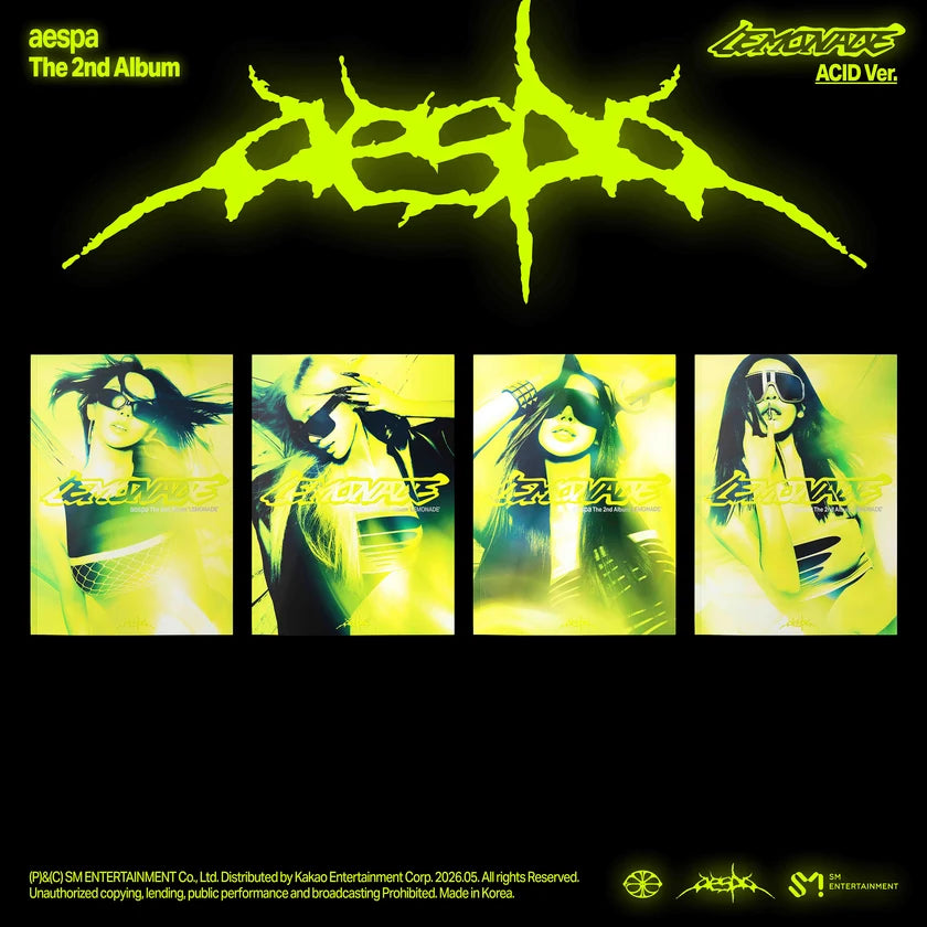aespa LEMONADE Acid Ver. album cover