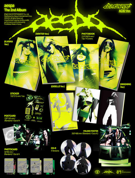 aespa LEMONADE Acid Ver. photobook and CD