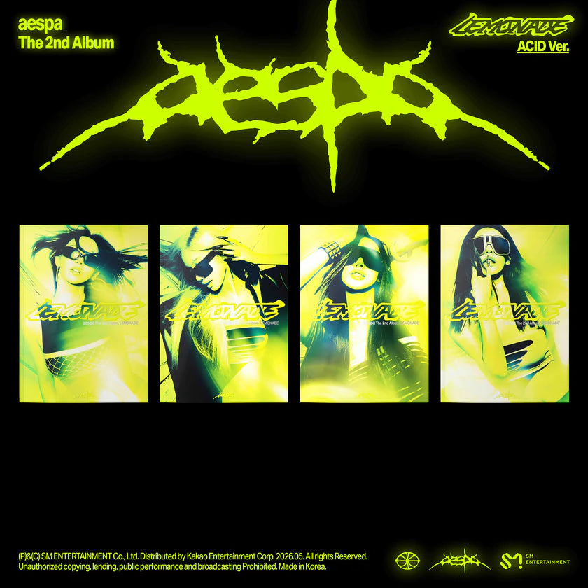 aespa LEMONADE Acid Ver. album cover