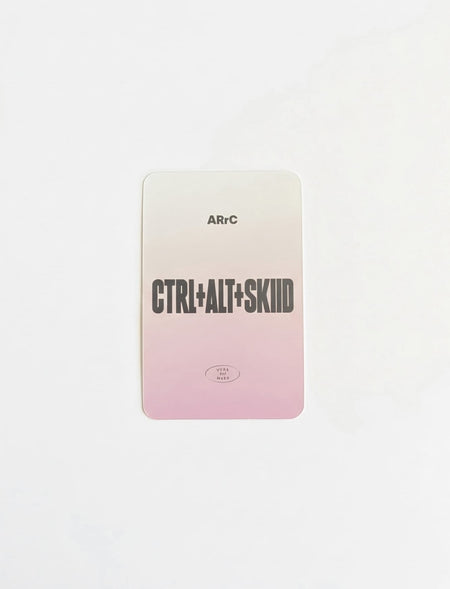 ARrC CTRL+ALT+SKIID Dear My Muse photocard pink back