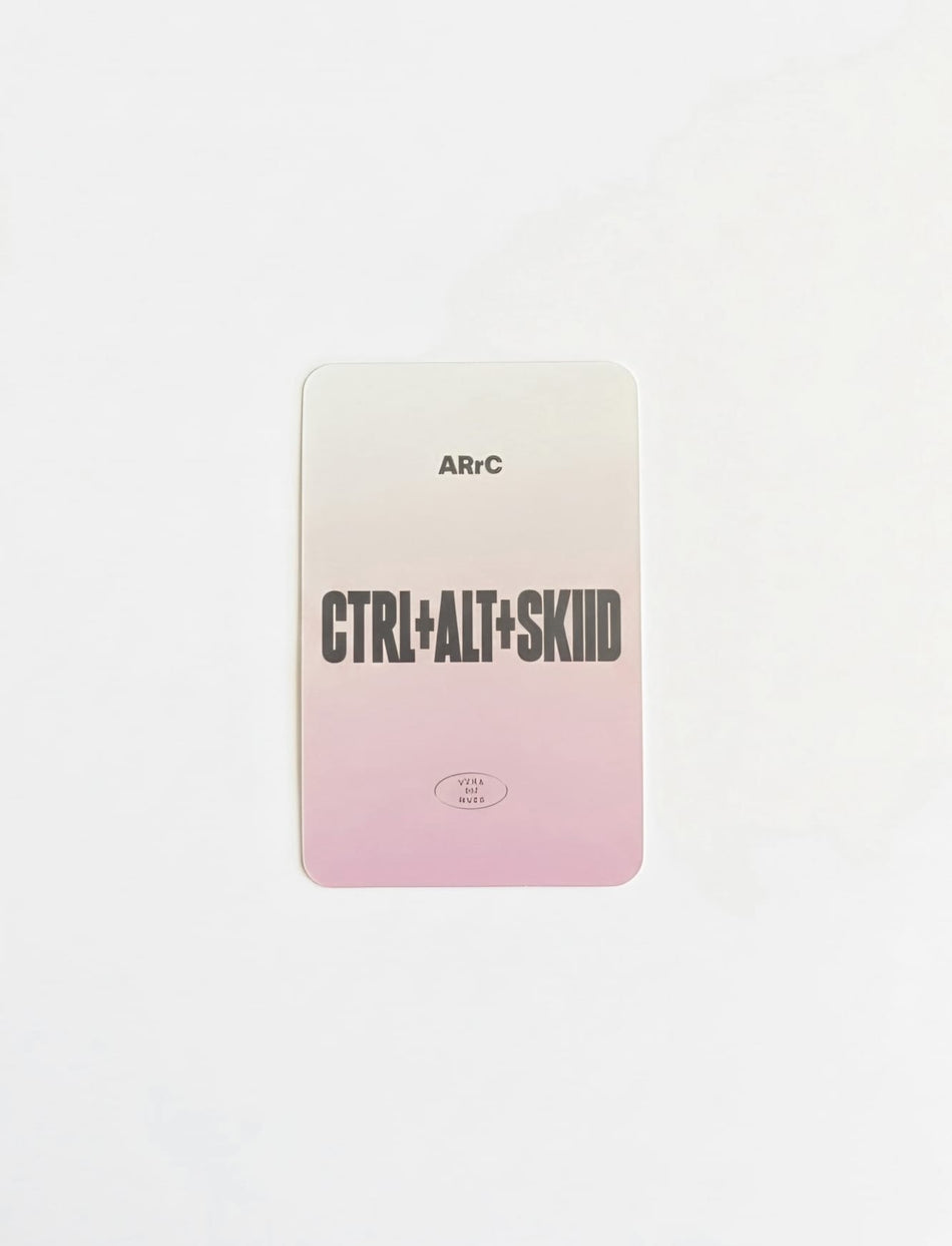 ARrC CTRL+ALT+SKIID Dear My Muse photocard pink back