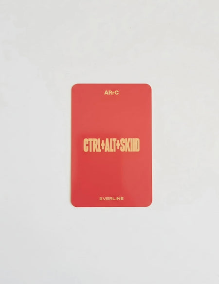 ARrC CTRL+ALT+SKIID EVERLINE POB photocard red back