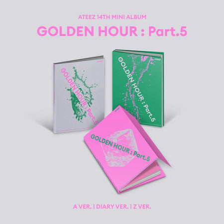 ATEEZ GOLDEN HOUR Part.5 album cover front view