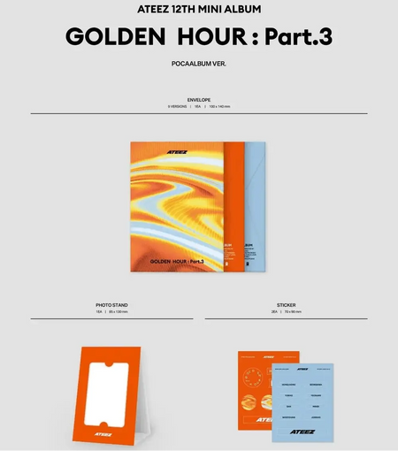 ATEEZ - [GOLDEN HOUR : Part.3] POCAALBUM Ver. - Umakpop