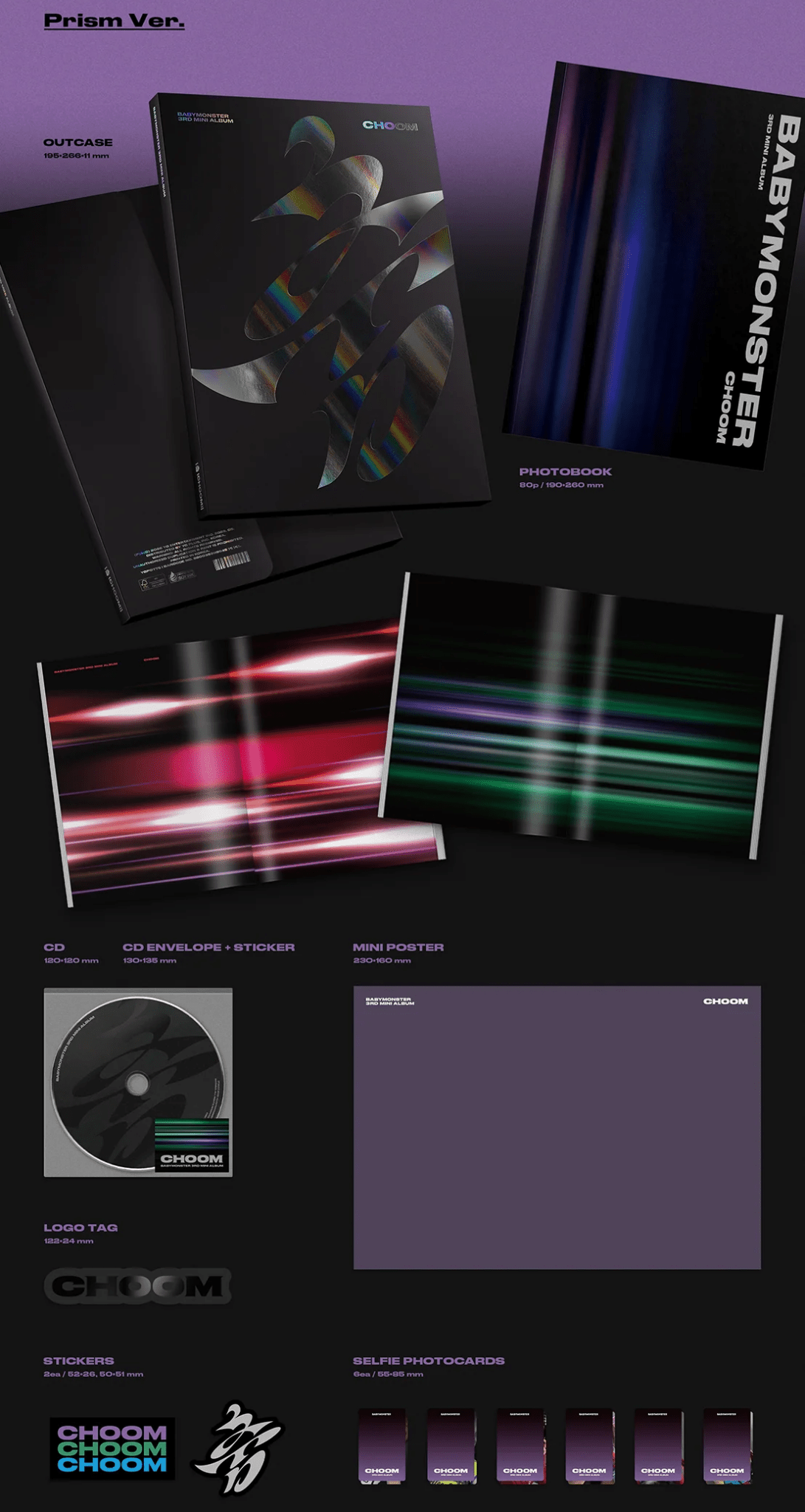 BABYMONSTER CHOOM 3rd mini album Prism ver.