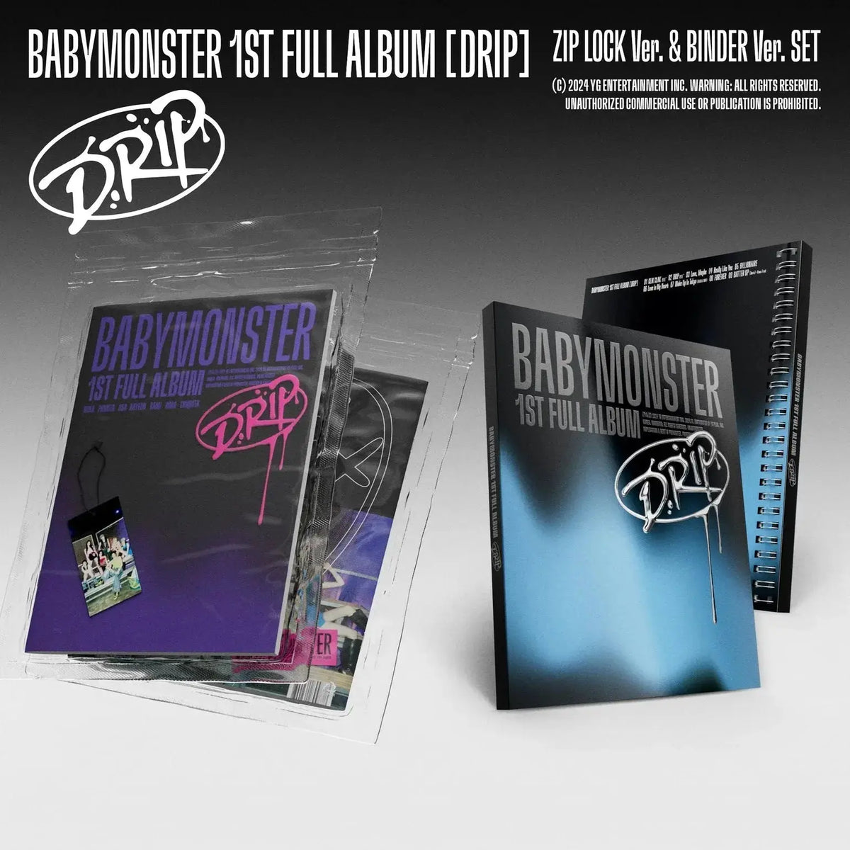 BABYMONSTER DRIP 1st Full Album front view