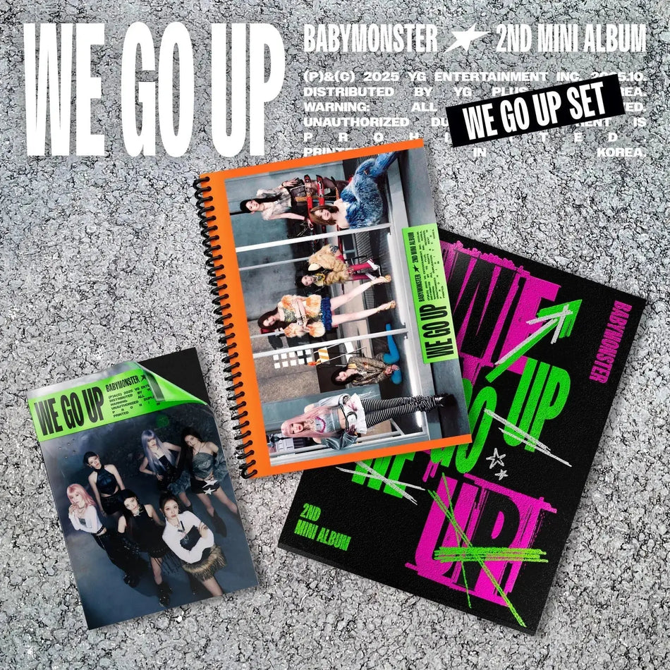BABYMONSTER WE GO UP 2nd mini album cover