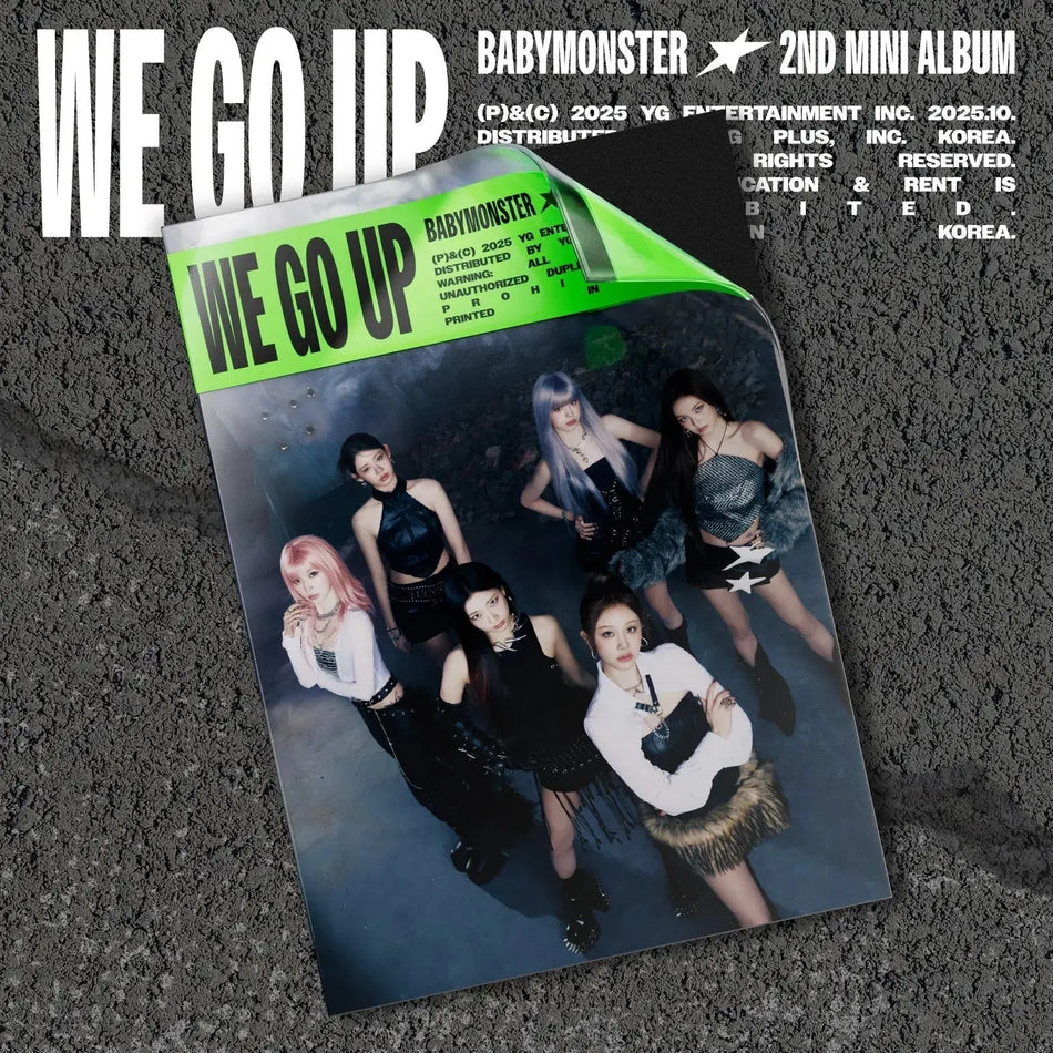 BABYMONSTER WE GO UP 2nd mini album front view