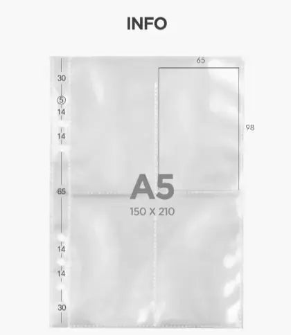 Be on :D A5 trading card sleeve single‑sided front view