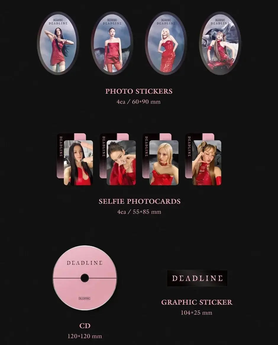 BLACKPINK DEADLINE Black Ver. album inclusions 3
