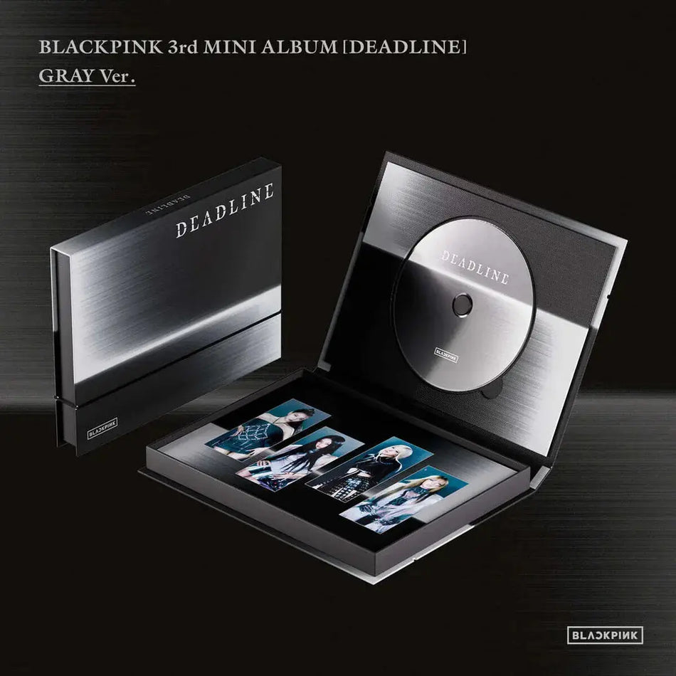BLACKPINK DEADLINE Gray Ver. album cover