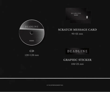 BLACKPINK DEADLINE Gray Ver. album inclusions