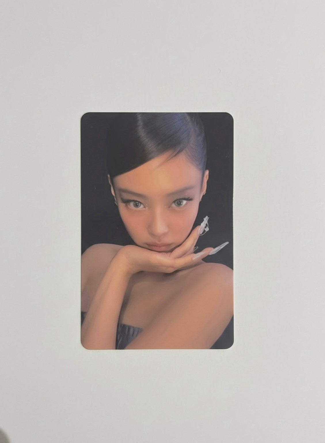 BLACKPINK JENNIE DEADLINE holographic POB photocard front