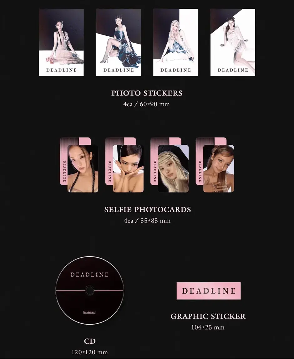 BLACKPINK DEADLINE Pink Ver. album inclusions 3