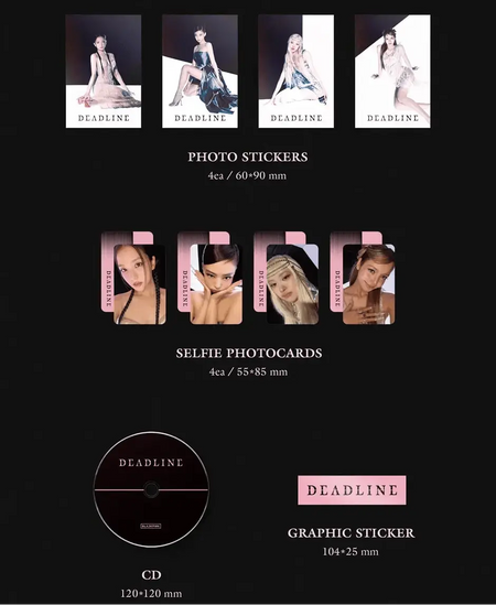 BLACKPINK DEADLINE Pink Ver. album inclusions 3