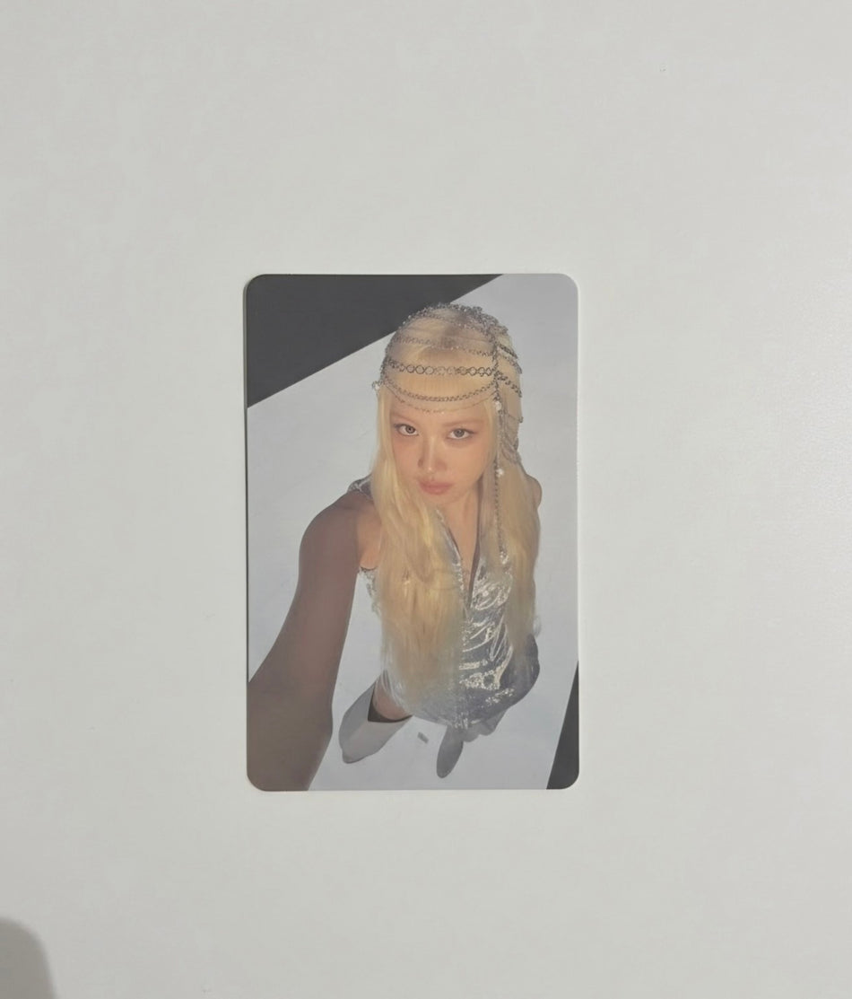 BLACKPINK ROSÉ DEADLINE holographic POB photocard front