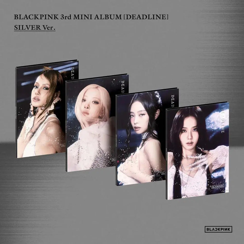 BLACKPINK DEADLINE Silver Ver. album cover