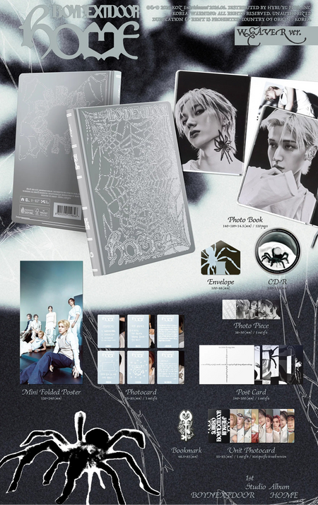BOYNEXTDOOR HOME WEAVER Ver. album contents
