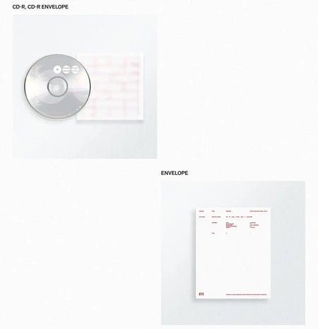 The elegant, traditional-themed gold and white cover of the BTS [ARIRANG] 2026 special anthology album at umakpop.