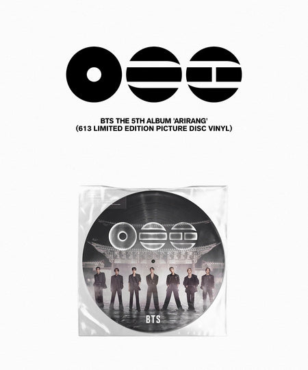 BTS ARIRANG picture disc vinyl record surface