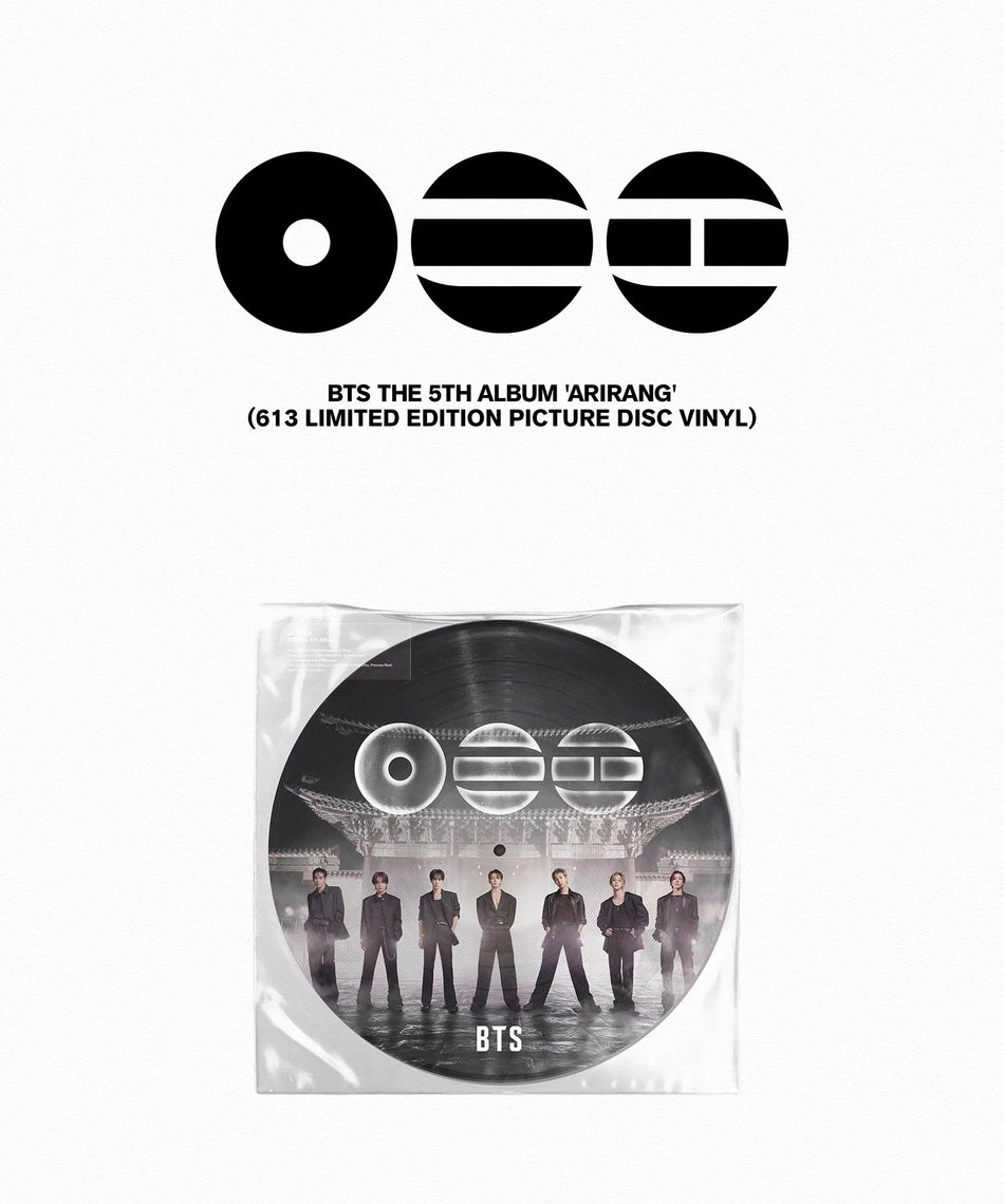 BTS ARIRANG picture disc vinyl record surface