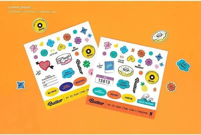 BTS Butter Graphic Sticker