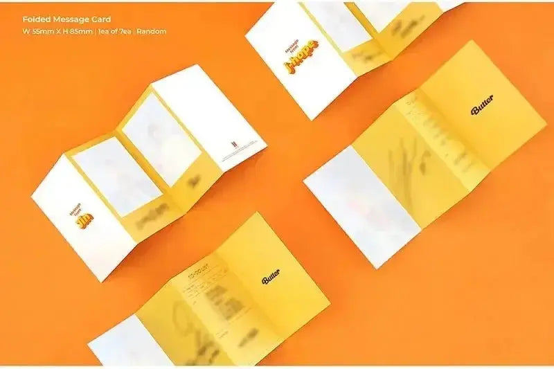 BTS Butter message card