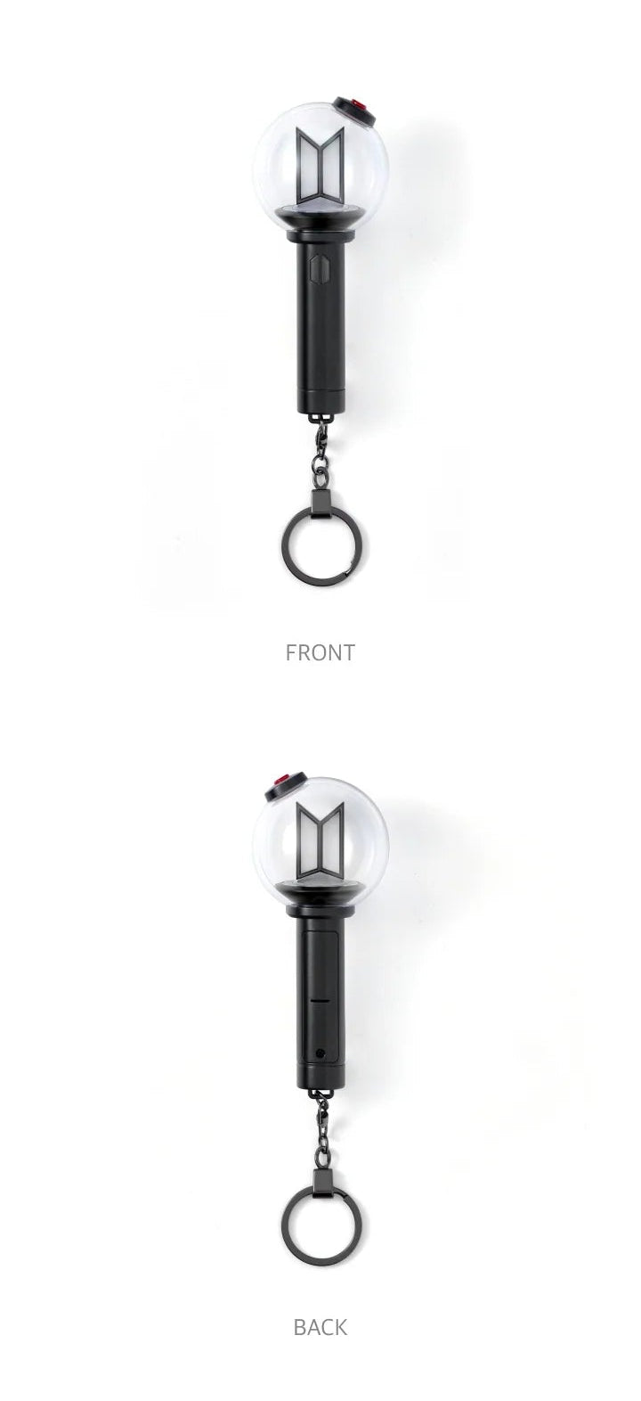 BTS Official Light Stick Keyring Ver.4 front view