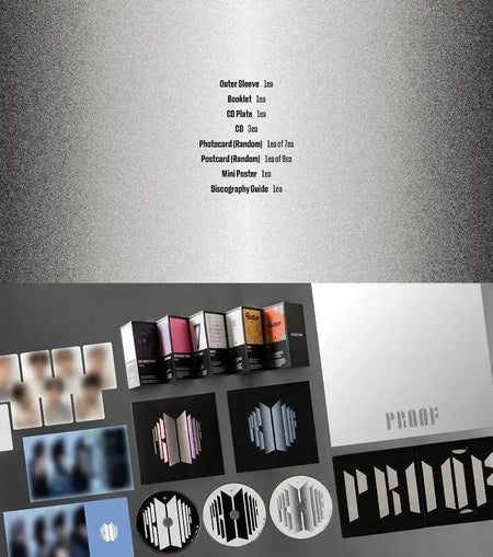 BTS Proof Compact Edition album inclusions