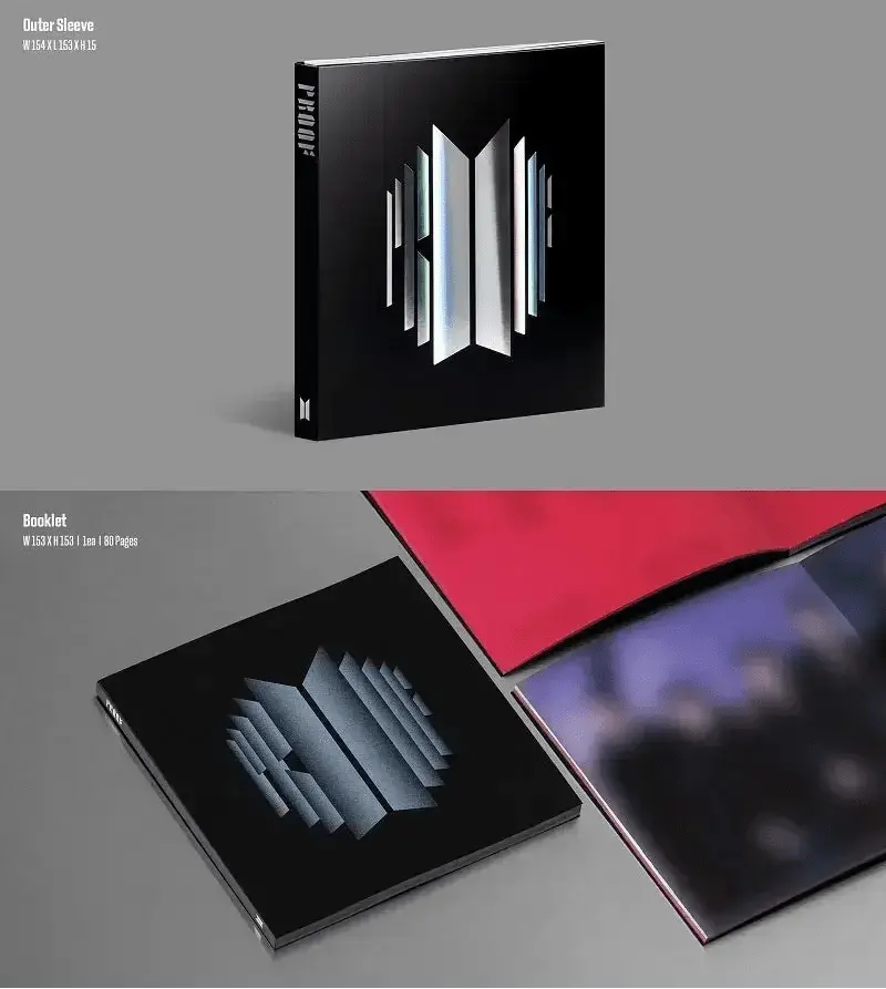 BTS Proof Compact Edition booklet and CDs