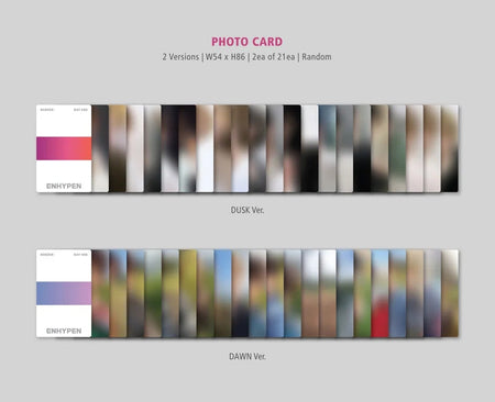 ENHYPEN BORDER Day One photocards