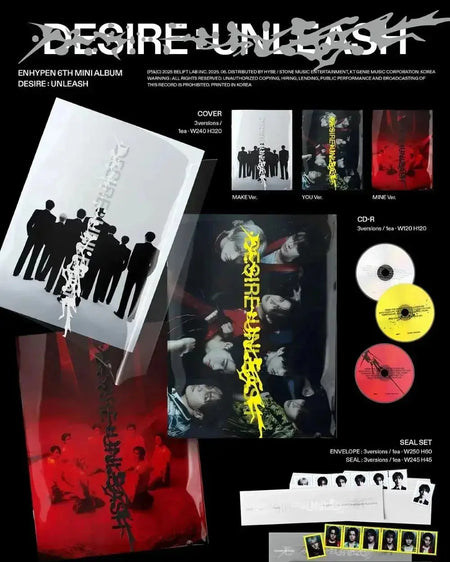 ENHYPEN DESIRE UNLEASH Standard Ver. official mini album