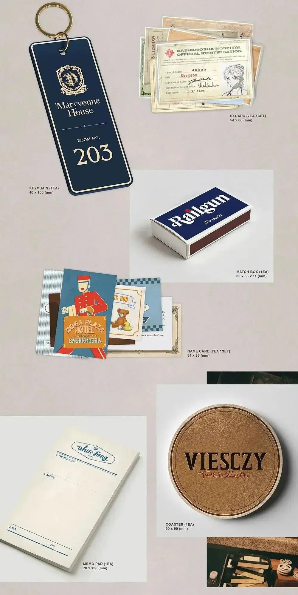 ENHYPEN Memorabilia Moon Ver. keychain and out box