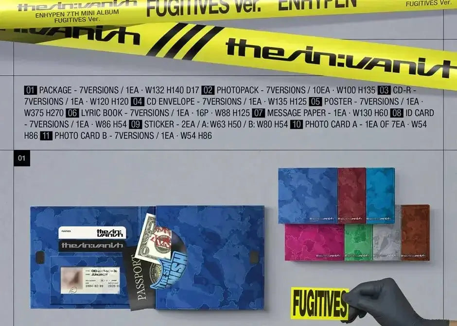 ENHYPEN - [THE SIN : VANISH] FUGITIVES Ver. - Umakpop