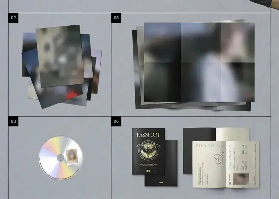 ENHYPEN THE SIN VANISH FUGITIVES Ver. photo pack and CD