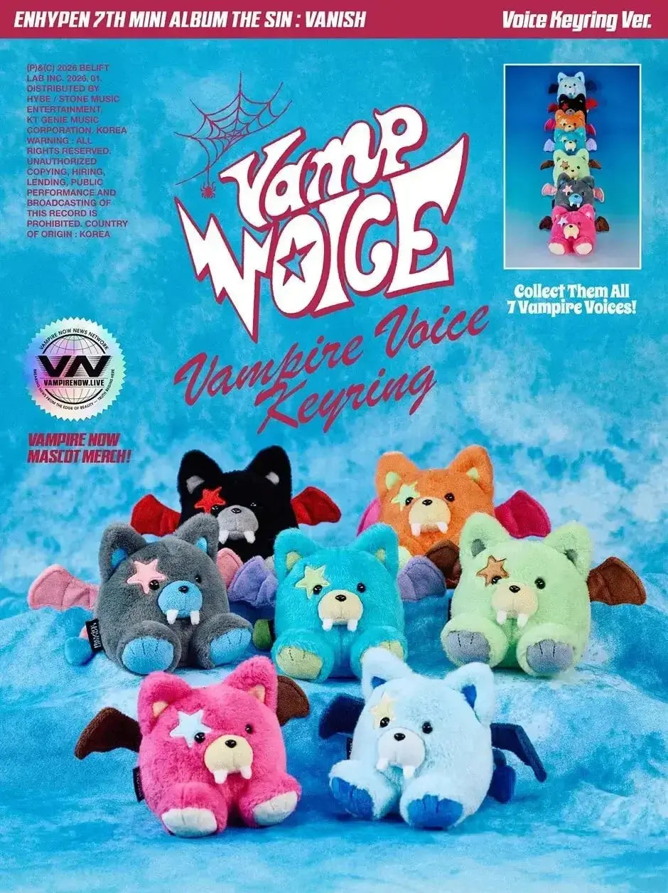 ENHYPEN THE SIN VANISH Voice Keyring Ver. official special edition