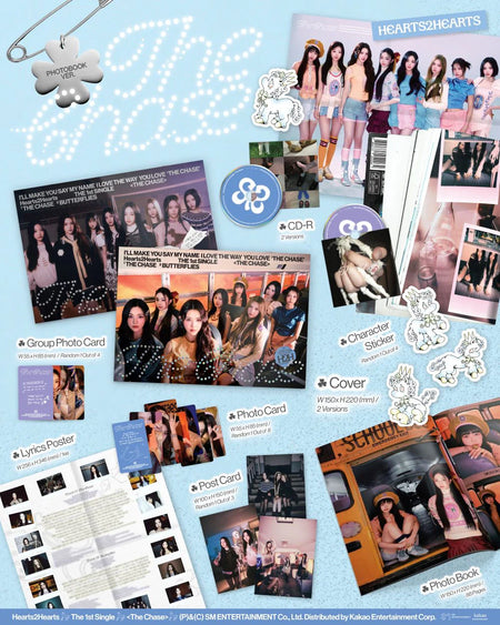 Hearts2Hearts The Chase Photobook Ver. photobook and CD-R