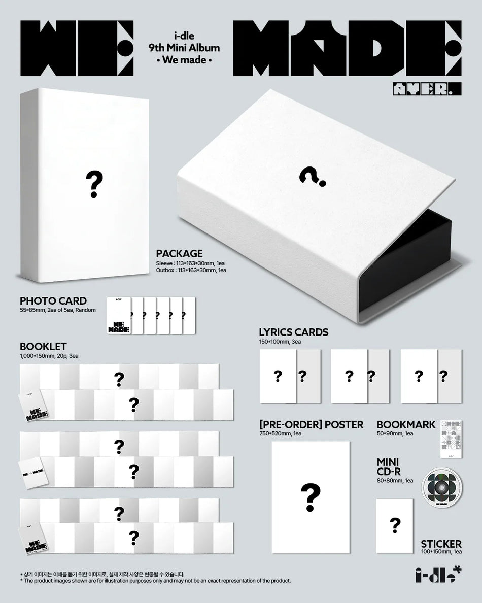 i-dle We made A Ver. photocards