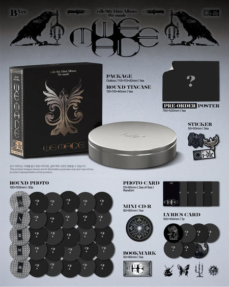 i-dle We made B Ver. photobook and CD-R