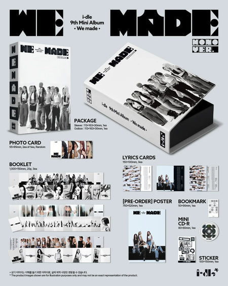 i-dle We made Mono Ver. photocards
