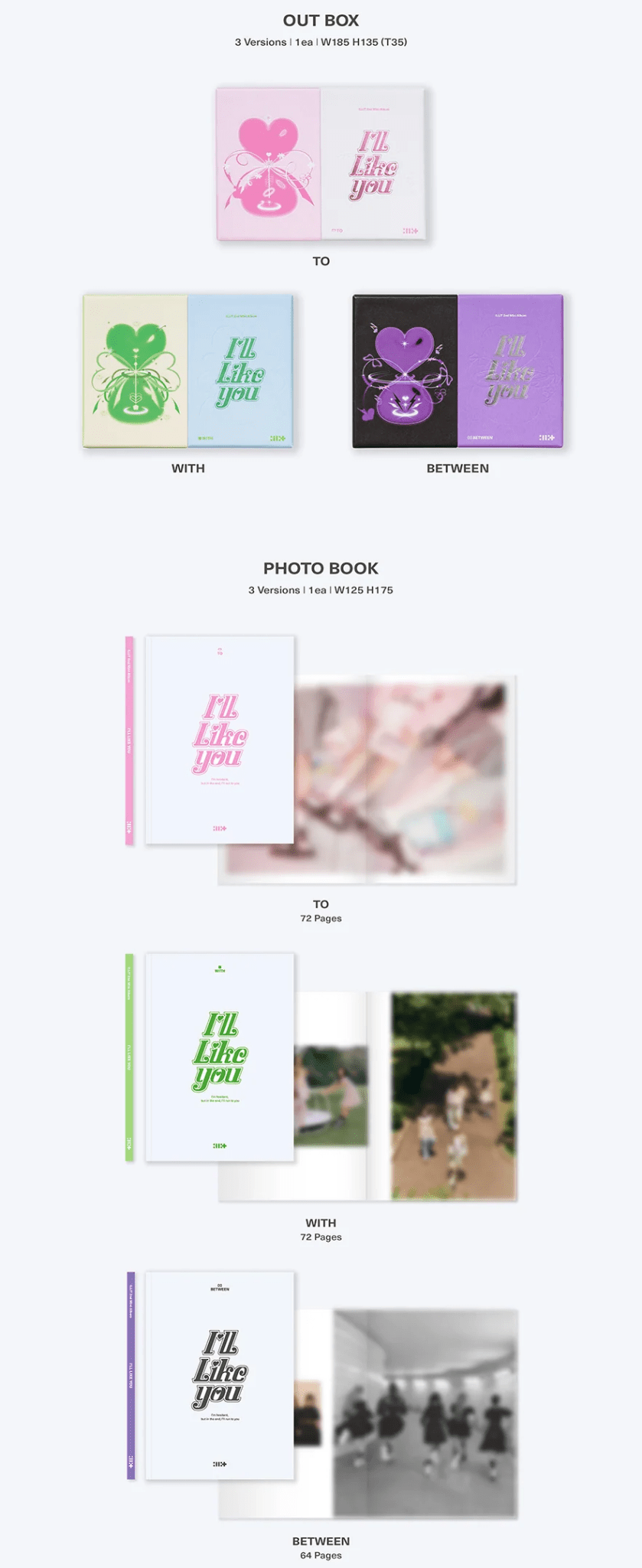 ILLIT ILL LIKE YOU Standard Ver. photobook and CD