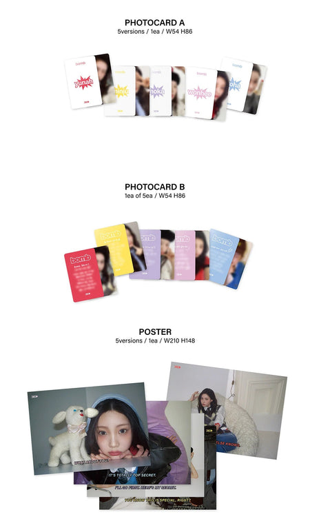 ILLIT bomb GLLIT Ver. Photocards