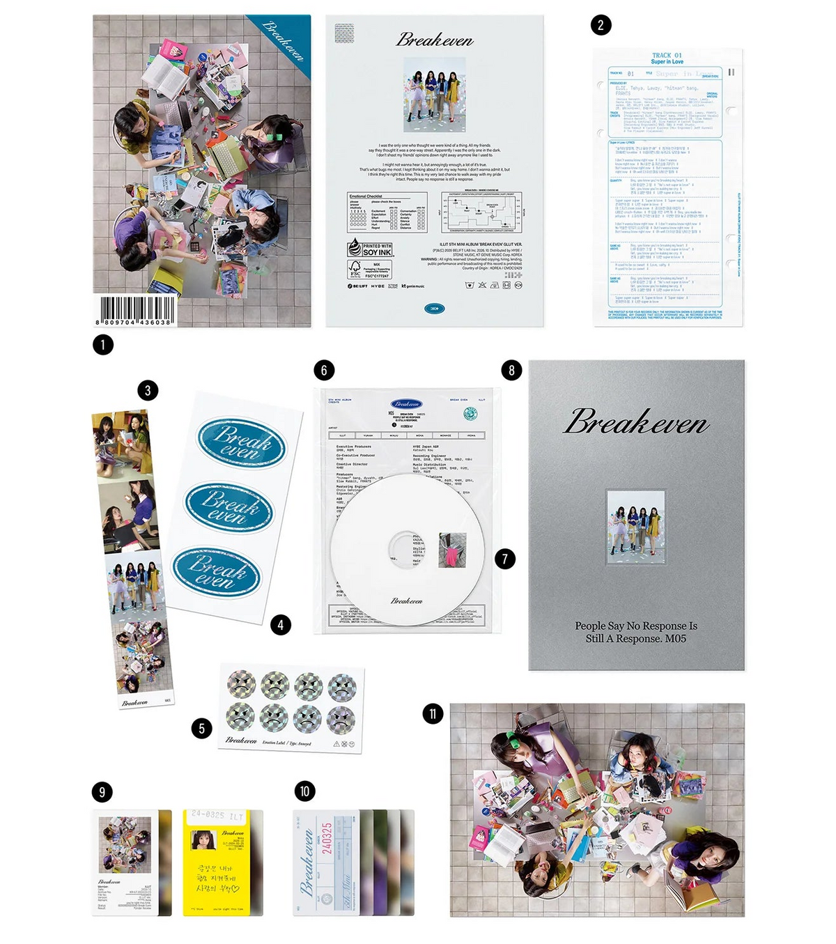 ILLIT BREAK EVEN GLLIT Ver. Group version