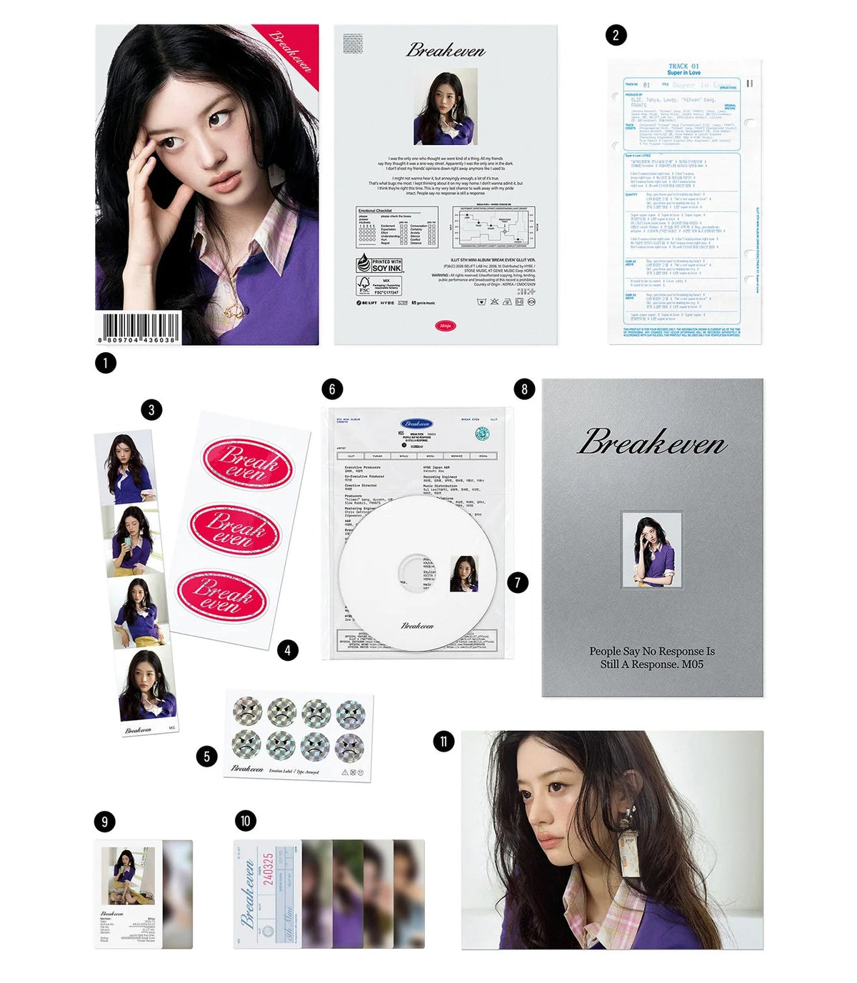 ILLIT BREAK EVEN GLLIT Ver. Minju version