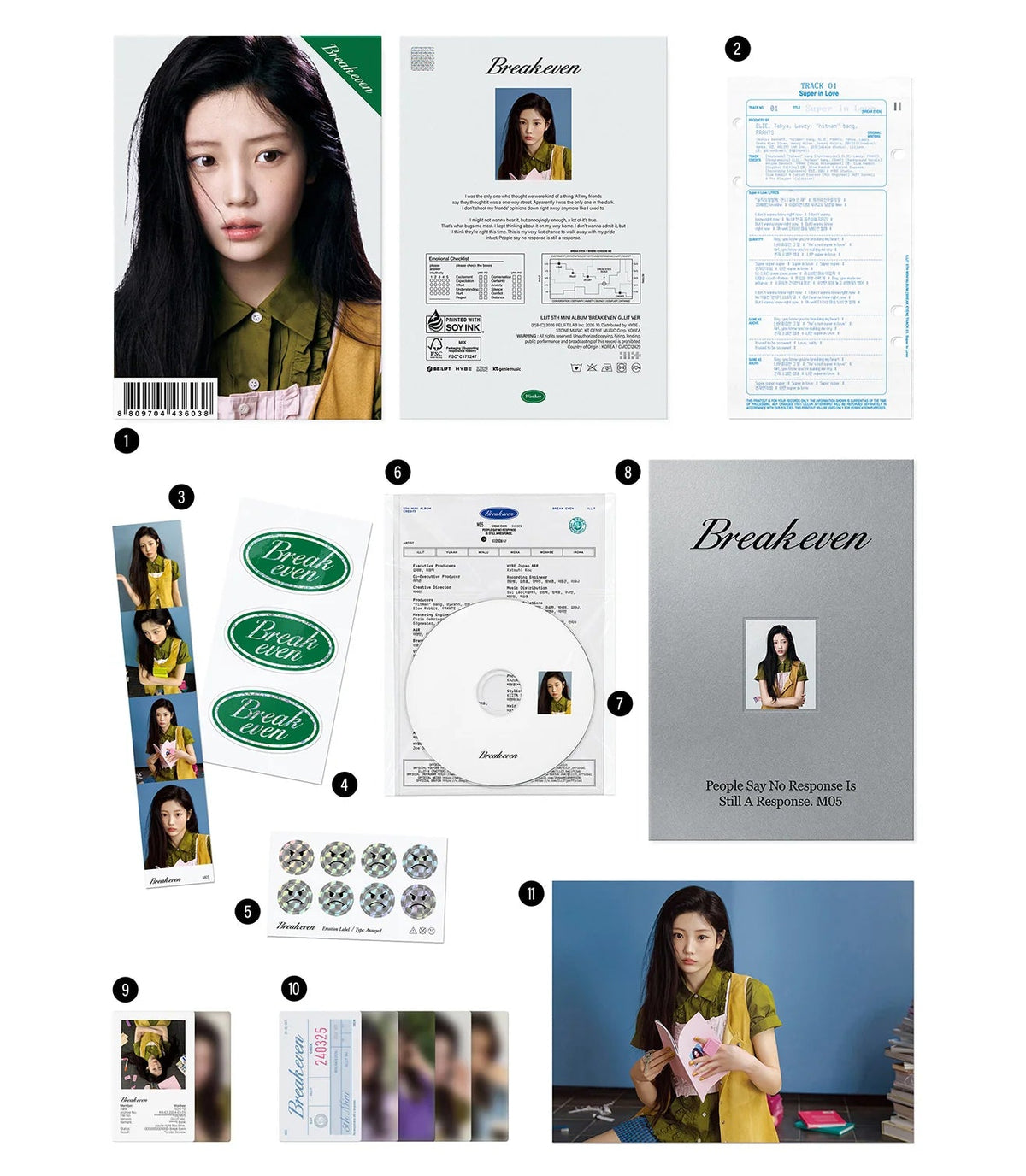 ILLIT BREAK EVEN GLLIT Ver. Wonhee version