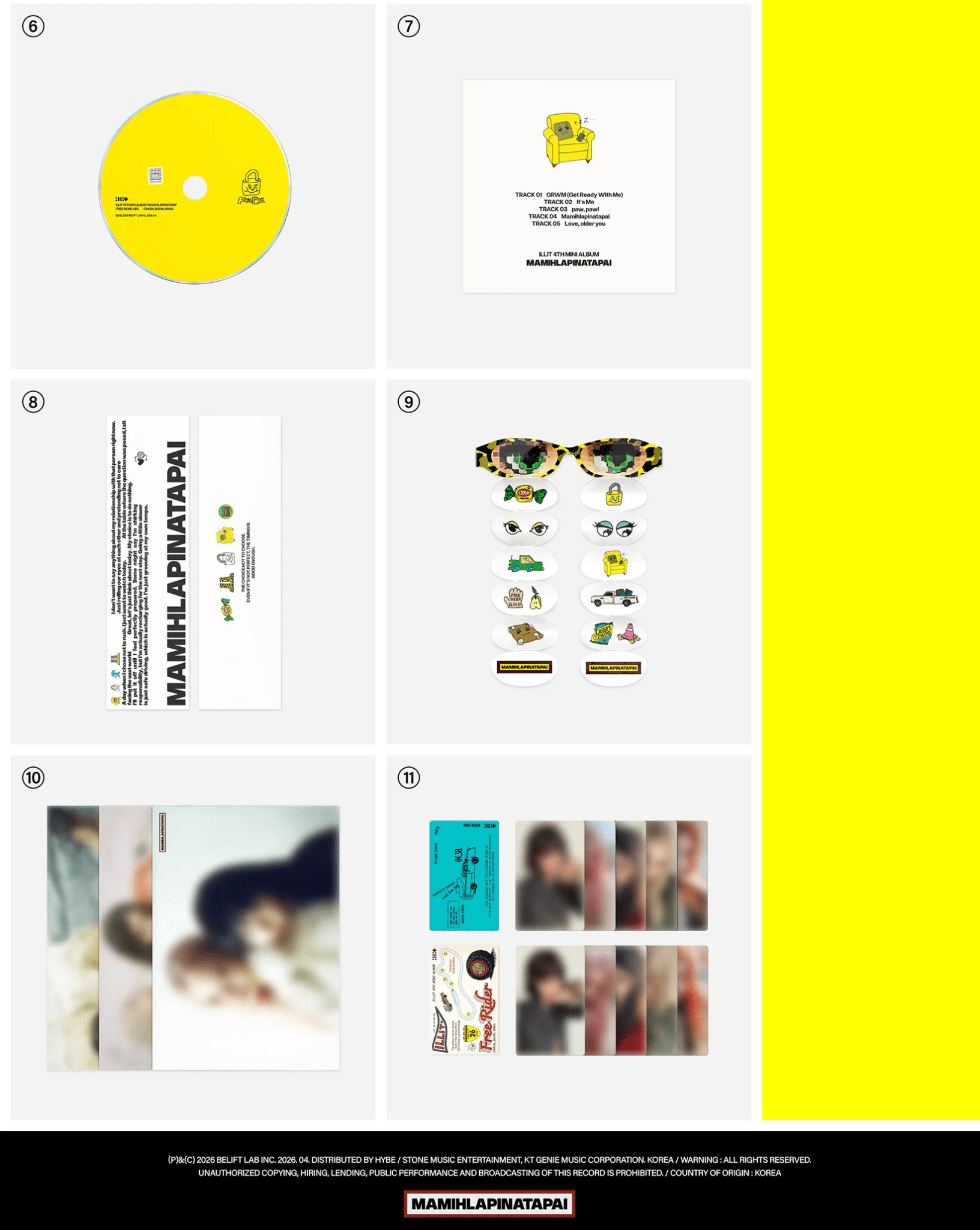 ILLIT MAMIHLAPINATAPAI Standard Ver. official mini album
