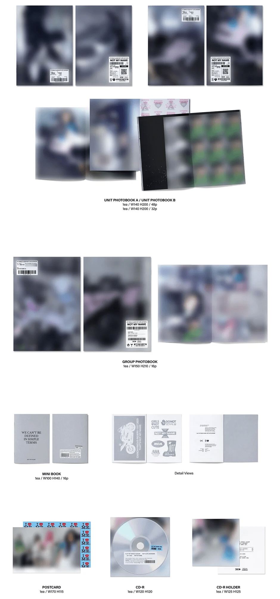 ILLIT NOT CUTE ANYMORE Standard Ver. 90‑page photobook and CD 2
