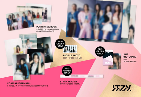 ITZY GOLD Standard Ver. photobook and CD
