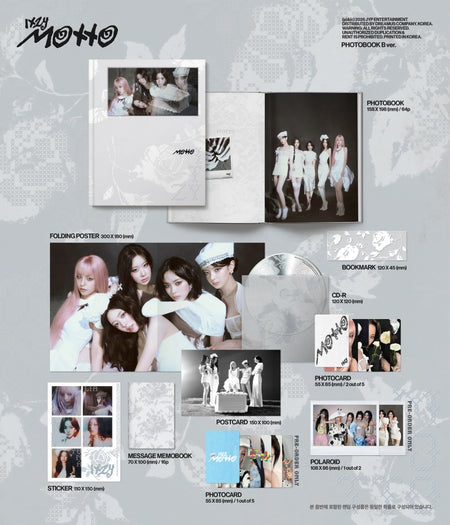 ITZY Motto PHOTOBOOK Ver. A B and C album versions